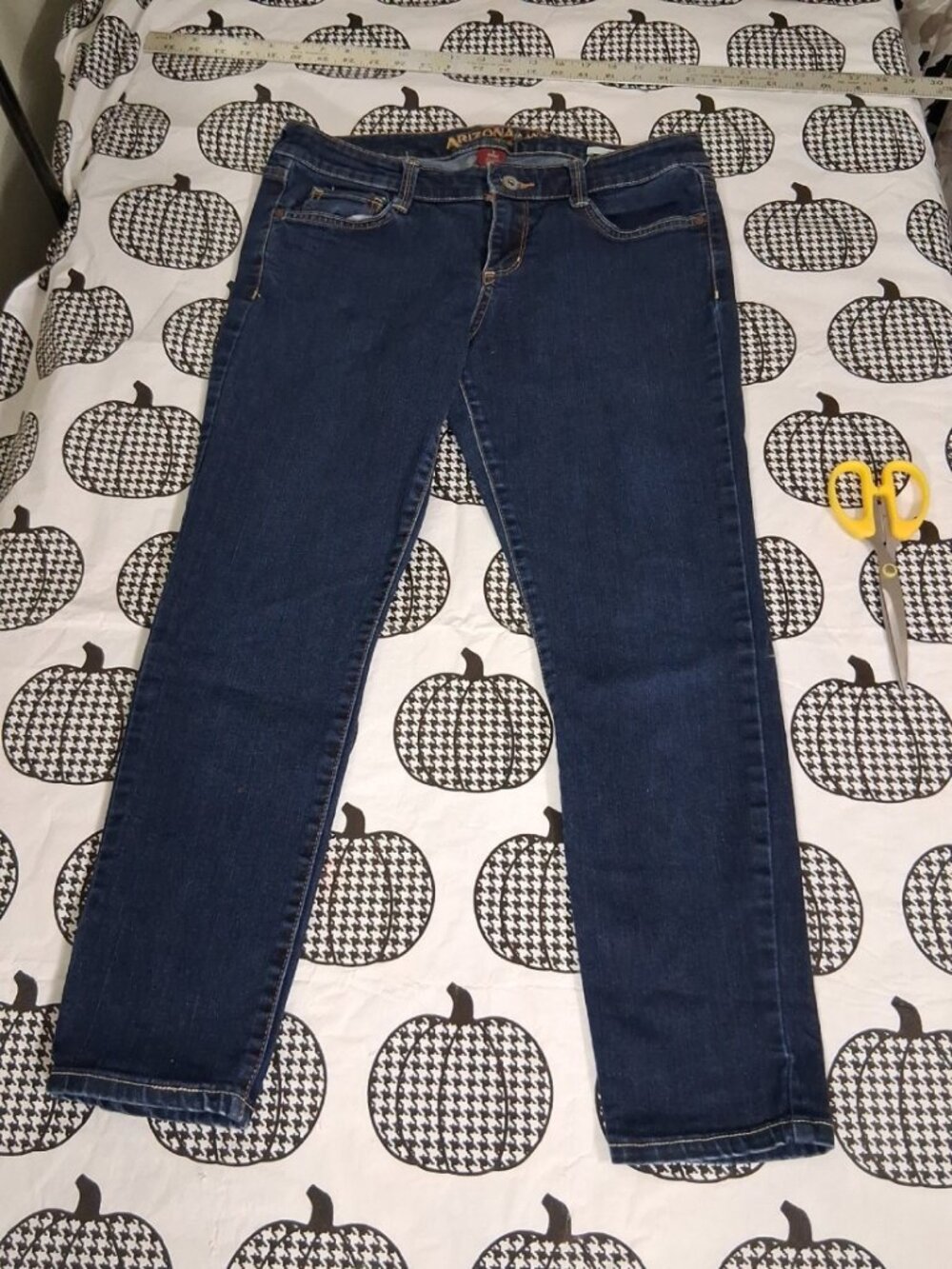Arizona Jean Co Super Skinny Stretch Dark Wash Jeans Size 9 Short (Juniors)